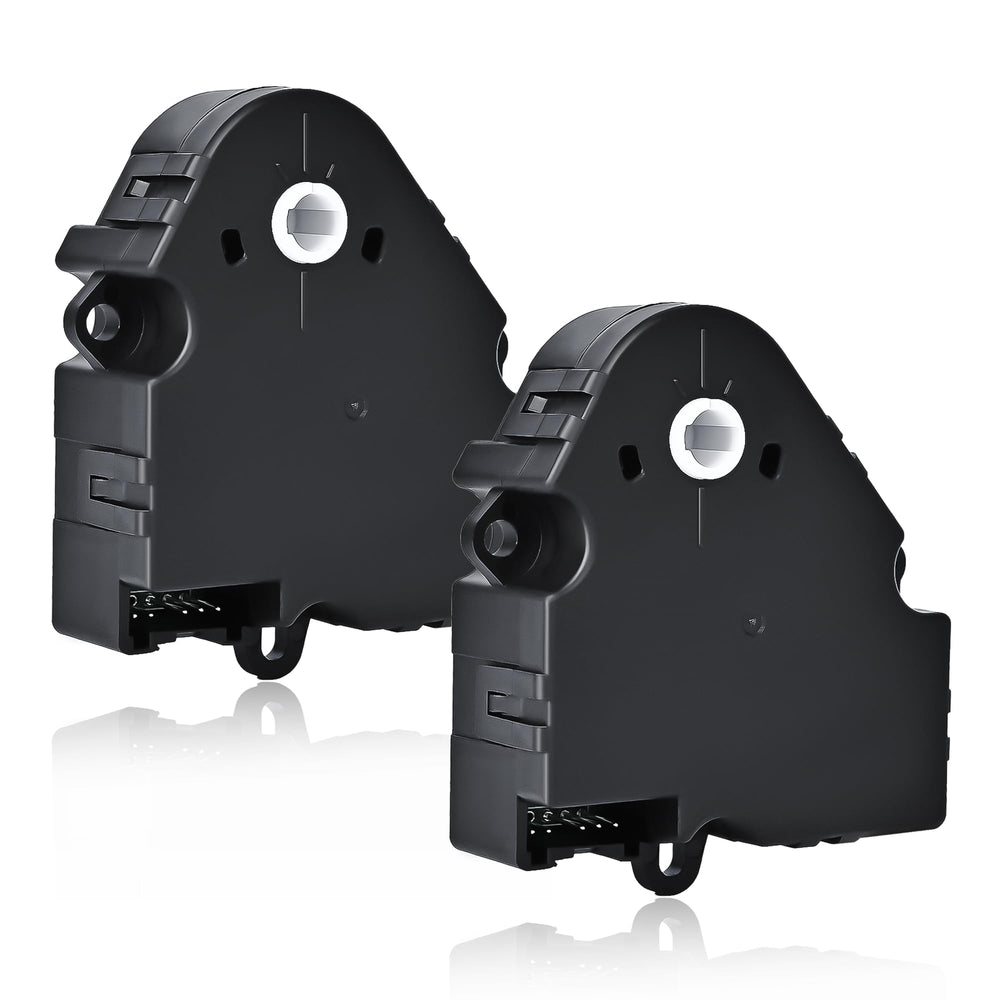 RLP blend door actuator front view showing mounting and durable housing benefit