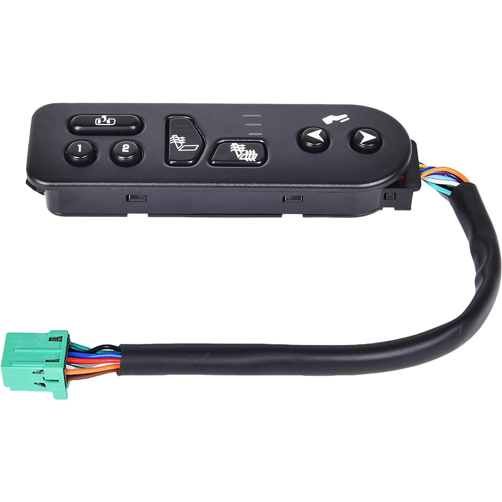 RLP driver seat switch front view showing button layout and restore function