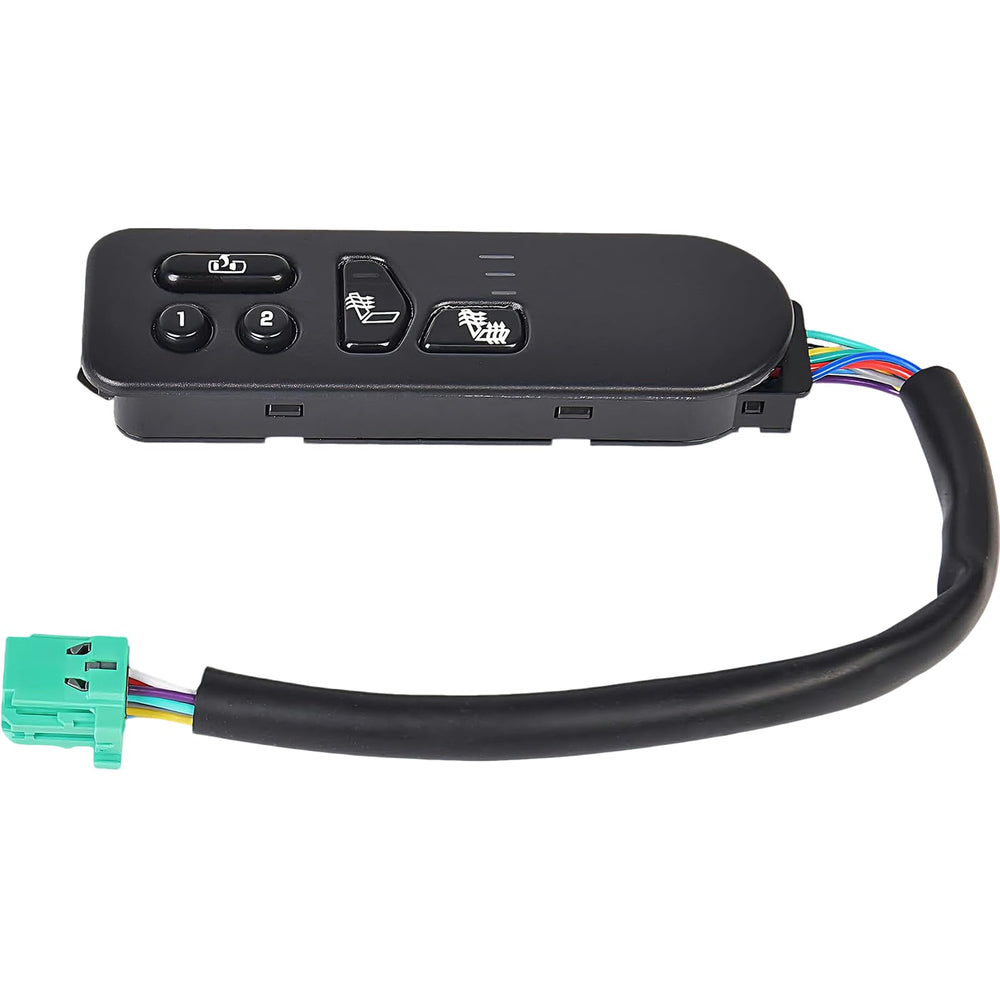 RLP front view of heated seat switch showing buttons and OEM look for reliable control
