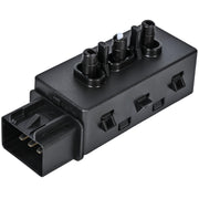 RLP front view of 6-way power seat switch showing mounting fit and easy replacement