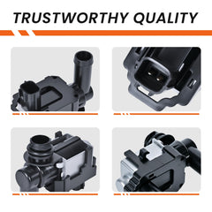 RLP purge valve held in hand showing compact size and easy installation advantage