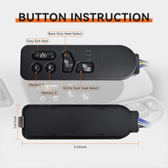 RLP side profile showing compact dimensions for precise dash fitment benefit