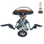 Rneswi front view ornament showing skull detail and bold styling benefit