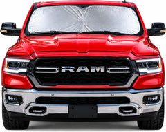 Road Charms front view installed on windshield reduces cabin heat