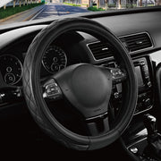 Road Comforts front view of cover showing sleek black finish and fit benefits