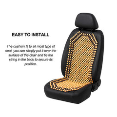 Road Comforts installed on driver seat demonstrating improved airflow and comfort