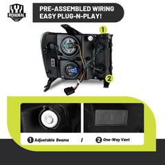 ROADEAL rear housing with breathable membrane protecting internal components