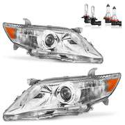 ROADEAL front view headlight assembly showing crisp lens and OEM fit benefits