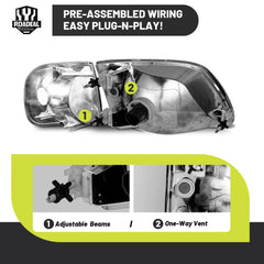 ROADEAL headlight installed on Ford F-150 front showing factory-fit appearance