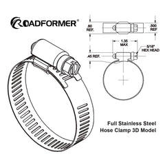 ROADFORMER clamp held in hand demonstrating size and ease of installation