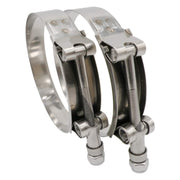 ROADFORMER front view of two clamps showing fit and finish for secure sealing