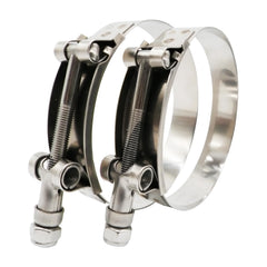 ROADFORMER front view showing two stainless clamps for secure hose connections