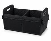 Roadkin front view quilted organizer showing pockets and tidy storage benefit