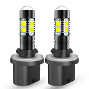 ROADLIT front view of 880 fog bulb pair showing fit and finish for quick replacement