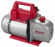 Robinair 15500 front view showing compact pump and carrying handle for easy transport