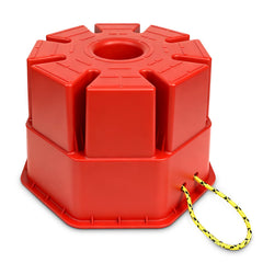 ROBLOck front packaging showing dimensions and sturdy design benefit