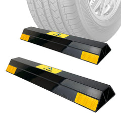 ROBLOck front view of two parking aids showing ready-to-install protection