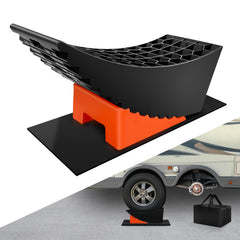 ROBLOK front view packaged ramp showing compact portability and quick deployment