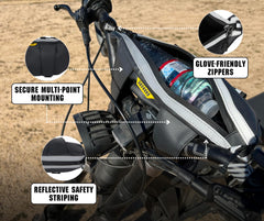ROBOCUP waterproof glove‑friendly zipper detail providing easy, secure access