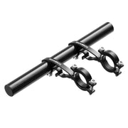 ROCKBROS front view of handlebar extender showing full length and mounting points for improved organization