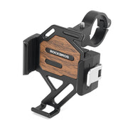 ROCKBROS front view showing secure phone hold and clear screen visibility