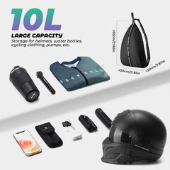 ROCKBROS open bag with helmet inside for secure transport benefit
