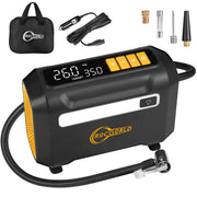 ROCGORLD R8 front view showing compact body and handle, ideal for trunk storage