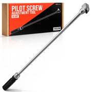 Rogierra front view of tool showing long shaft and handle for reach