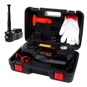 ROGTZ electric jack front view showing compact design and carry features for portability