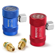 Rogvoc front packaging showing the adapter kit and quick-connect benefits