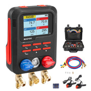 Rogvoc front view of digital manifold showing controls and ports, professional accuracy