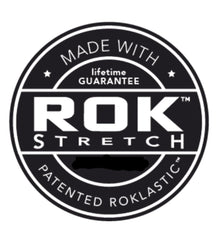ROK Straps in use on motorcycle rack securing luggage safely and neatly