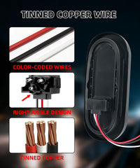 Ronybuy white ground wire with #10 ring terminal for secure chassis grounding
