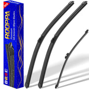 Rooppa front-packaging showing three blades and benefit of complete fit