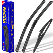 Rooppa front packaging showing three blade sizes for quick selection