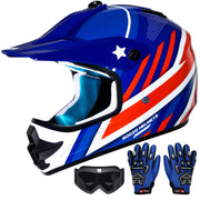 ROOZO front view helmet and accessories showing complete kit benefits