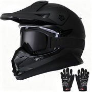 Roozo front view helmet showing full-face protection and DOT compliance benefit