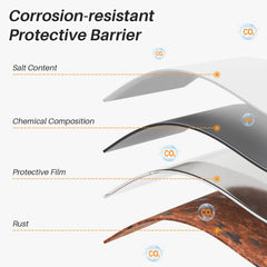 Rosemeek being brushed onto car chassis showing strong adhesion benefit