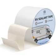 ROSEUP roll front view showing white 4-inch tape and length benefit