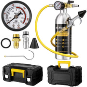 Rossesay front view of complete flush kit showing components and portability benefit