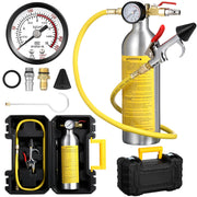 Rossesay front view of the yellow AC flush kit showing complete kit benefits