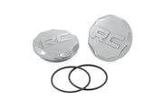 Rough Country front view of aluminum ball joint caps showing durable finish and protection