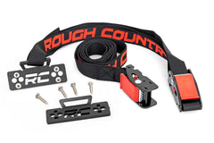 Rough Country cam strap close-up showing durable webbing and secure grip