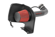 Rough Country cold air intake front view showing intake shape and fit for power