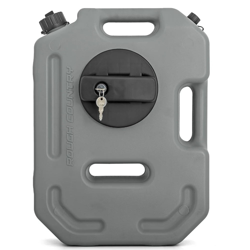 Rough Country front view showing flat container and secure mount benefit