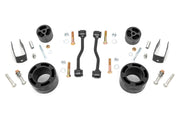Rough Country front packaging showing kit components and clear fitment benefit
