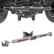 Rough Country front view of dual stabilizer kit showing complete package benefit