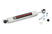 Rough Country N3 front-mounted stabilizer installed on Super Duty, improves steering control