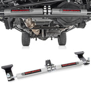 Rough Country N3 front view showing dual stabilizer and improved steering control