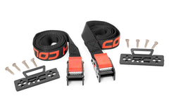 Rough Country strap buckle detail showing quick-release convenience